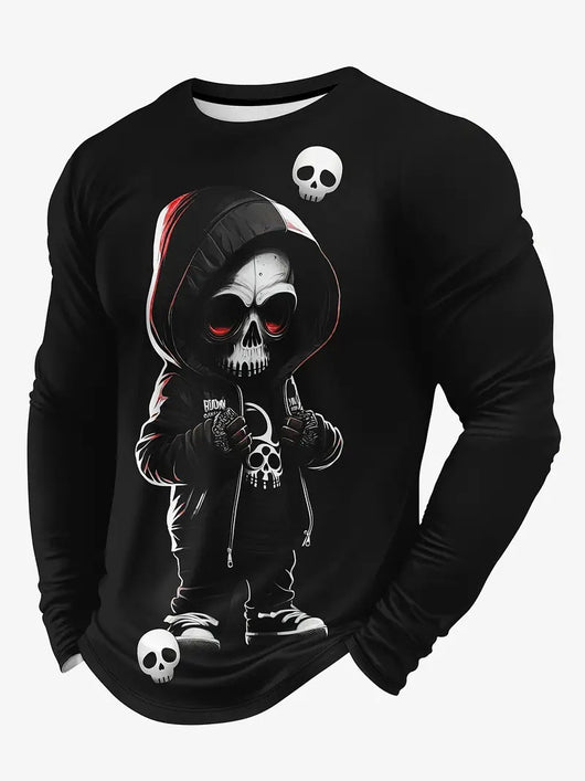 Camiseta Manga Larga Hombre Estilo Trendy Primavera Otoño - Image 22
