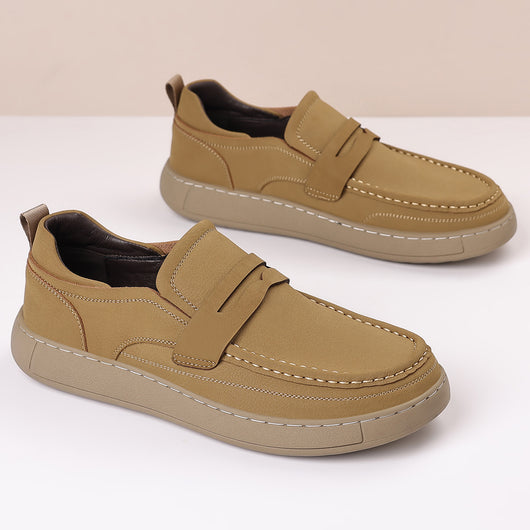 Zapatos de Cuero para Hombre sin Cordones con Suela Suave - Image 8