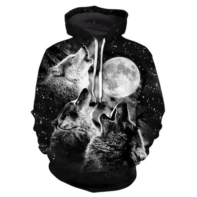 Sudadera Hoodie Mochizuki Wolf con Impresión 3D Digital para Hombre - Image 9