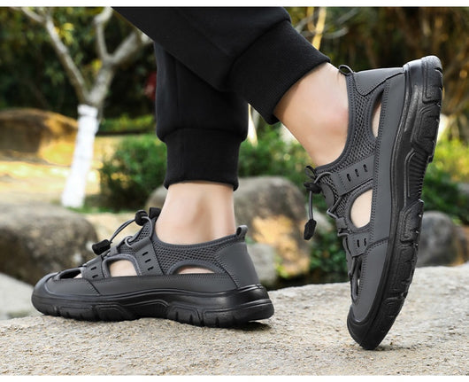 Sandalias Deportivas con Botón Giratorio para Hombre - Comodidad Playa y Casual - Image 13