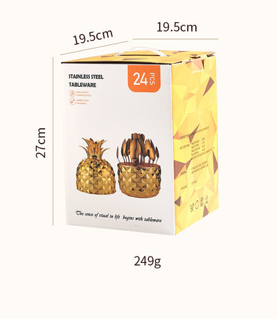 Juego de Cubertería de Acero Inoxidable Premium para Regalos - Image 10