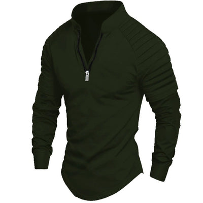 Polo Deportivo Hombre Manga Larga con Cierre - Estilo Europeo y Americano - Image 6