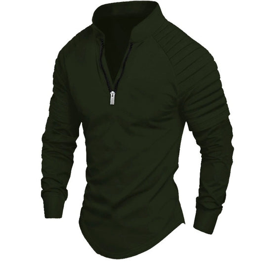 Polo Deportivo Hombre Manga Larga con Cierre - Estilo Europeo y Americano - Image 6