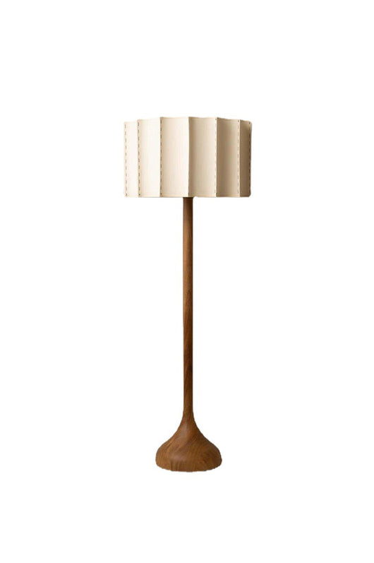 Lámpara de Mesa Estilo Japonés en Madera Maciza para Sala - Image 2