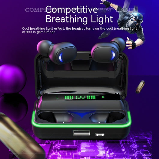 Auriculares Gaming Inalámbricos con Luz Respirante