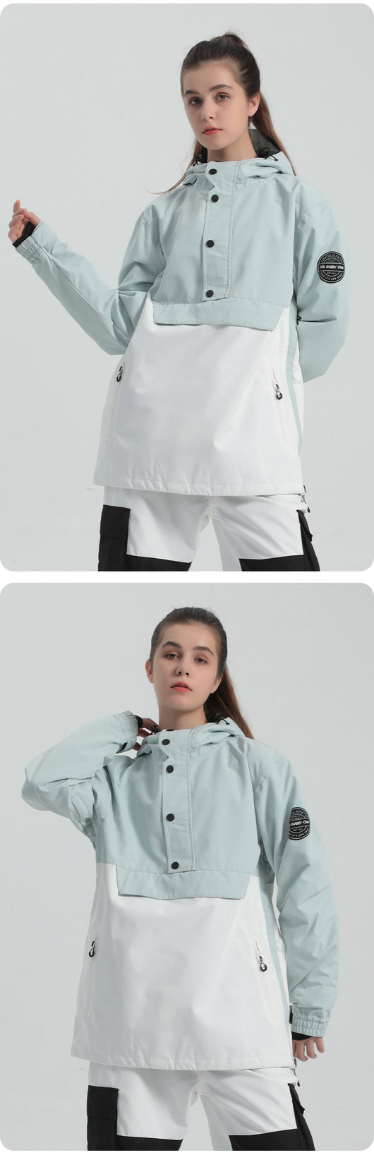 Chaqueta Deportiva Impermeable Aislante para Mujer - Doble y Simple Forro - Image 21