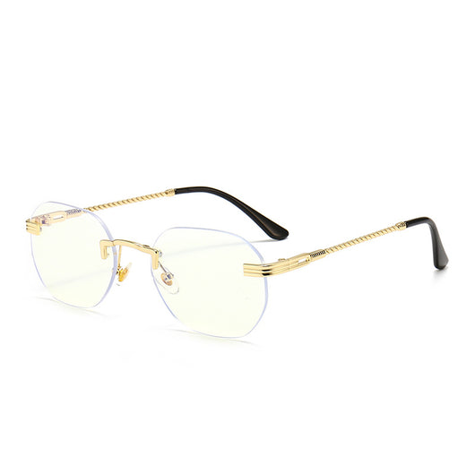 Gafas de Sol Cuadradas Sin Marco para Mujer con Lentes Marinos - Image 13