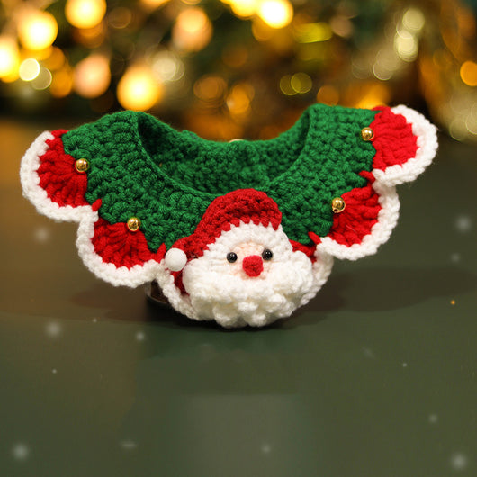 Babero de Lana Merino Navideño con Toallita Absorbente - Image 3