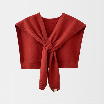 Chal Tejido Cruzado Elegante - Bufanda Sólida Versátil para Mujer - Image 10
