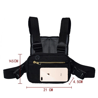 Chaleco Táctico Funcional con Mochila Pectoral para Hombre - Image 13