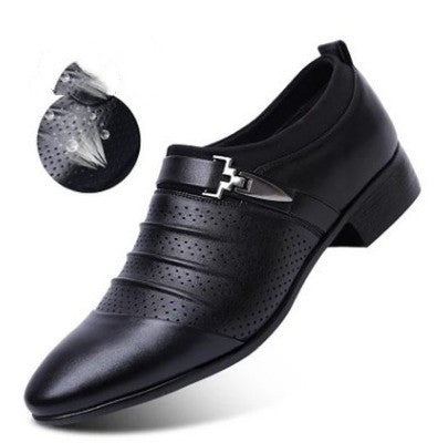 Zapatos Casuales de Negocios Estilo Británico Punta Afilada Tallas Grandes - Image 8