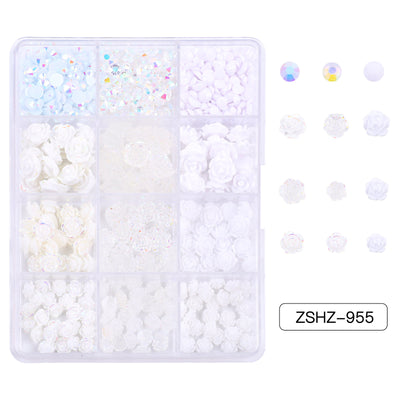 Set de Adornos Navideños de Resina con Lazos y Moños Mixtos - Image 21