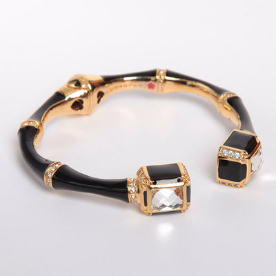 Pulsera de Bambú Pintada a Mano con Esmalte Nacarado - Image 6