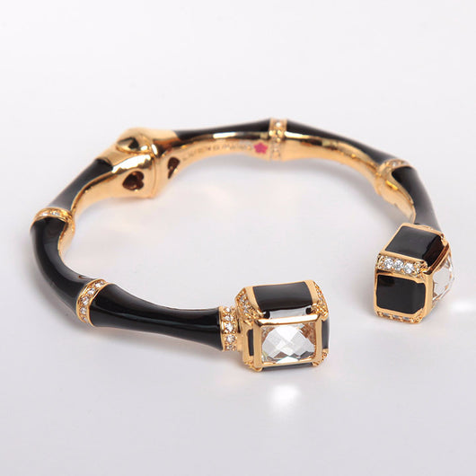 Pulsera de Bambú Pintada a Mano con Esmalte Nacarado - Image 6