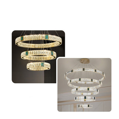 Lámpara de Araña de Cristal Lujo para Sala, Comedor, Dormitorio y Estudio - Image 3