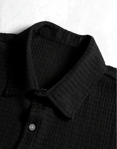 Camisa Casual de Manga Corta Holiday Leisure sin Arrugas para Hombre - Image 28