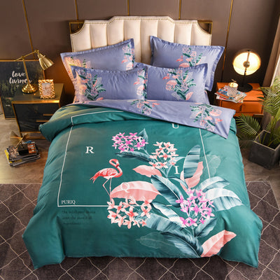 Juego de 4 Piezas de Cashmere Floral Acolchado para Bodas - Image 10