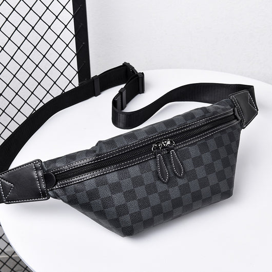 Bolsa Cruzada Cuadriculada para Hombre - Messenger Multiusos con Diseño Moderno - Image 15