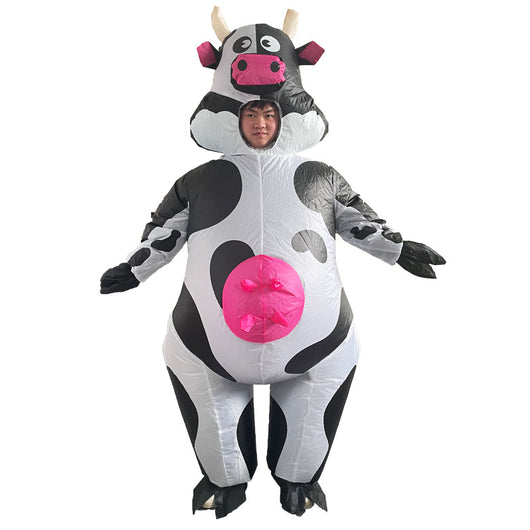 Disfraz Inflable Vaca Bobo - Traje Divertido para Fiestas y Festivales - Image 3