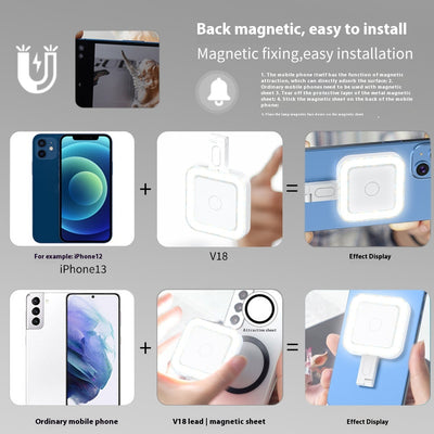 Luz de Relleno Magnética para Selfies y Fotografía - Image 3
