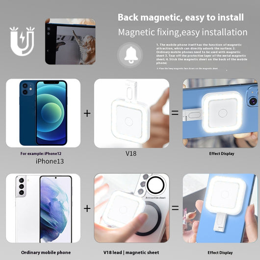 Luz de Relleno Magnética para Selfies y Fotografía - Image 3