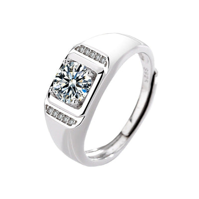 Anillo de Diamante Mozan para Parejas - 1 Quilate - Image 20