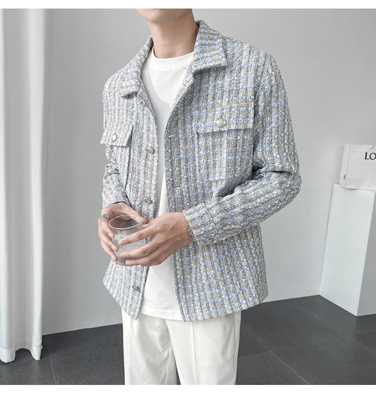 Chaqueta Casual Holgada para Hombre - Abrigo Ligero de Moda - Image 9