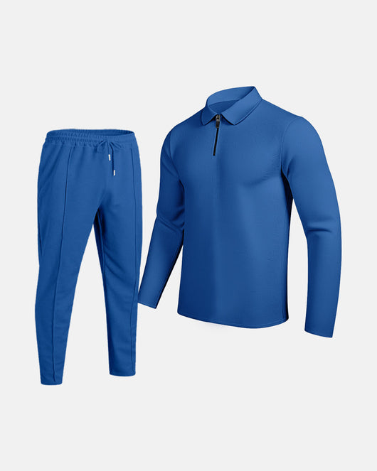 Traje Casual Completo para Hombre con Textura Waffle y Cierre - Image 16