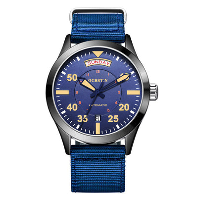 Reloj Mecánico Automático Resistente al Agua con Correa de Nylon - Image 3