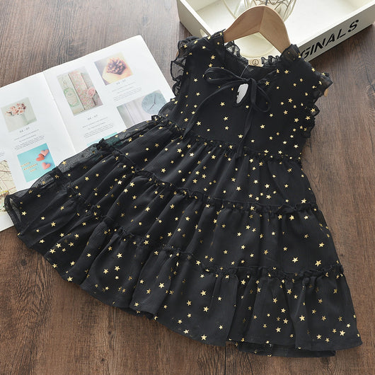 Vestido Infantil Princesa Verano con Bordado y Malla Delicada - Image 40