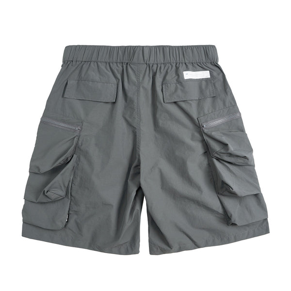 Shorts de Trabajo Hombre Verano Cintura Ajustable Bolsillos Amplios Diseño Funcional
