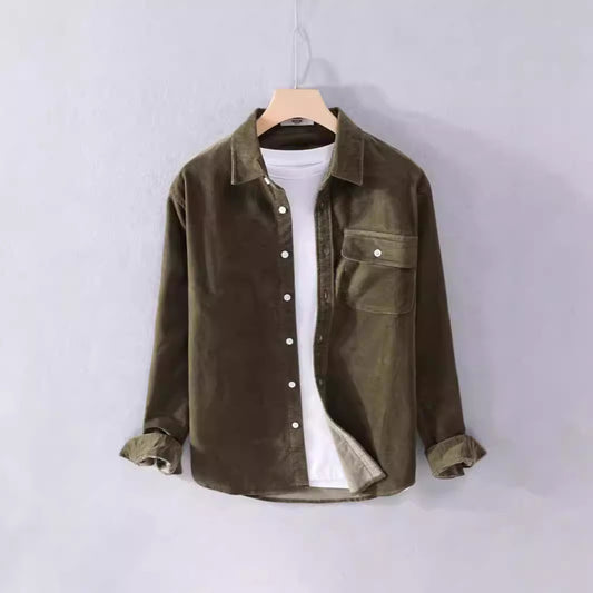 Camisa Suelta de Manga Larga para Hombre - Image 2