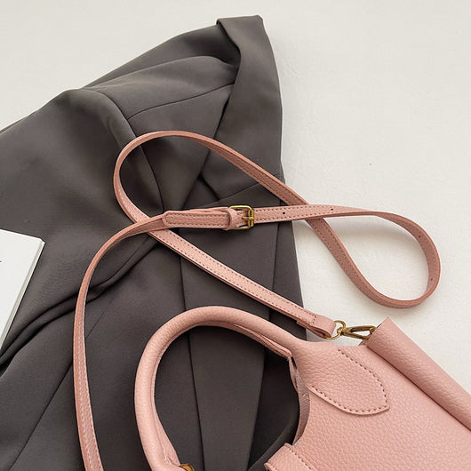 Bolsa Mensajera de Moda Estilo Bucket - Portátil y Versátil - Image 12