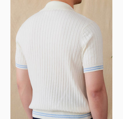 Polo Solapa Combinada Moderno para Hombre - Image 4