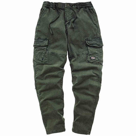 Pantalón Cargo de Algodón Puro con Múltiples Bolsillos - Image 3