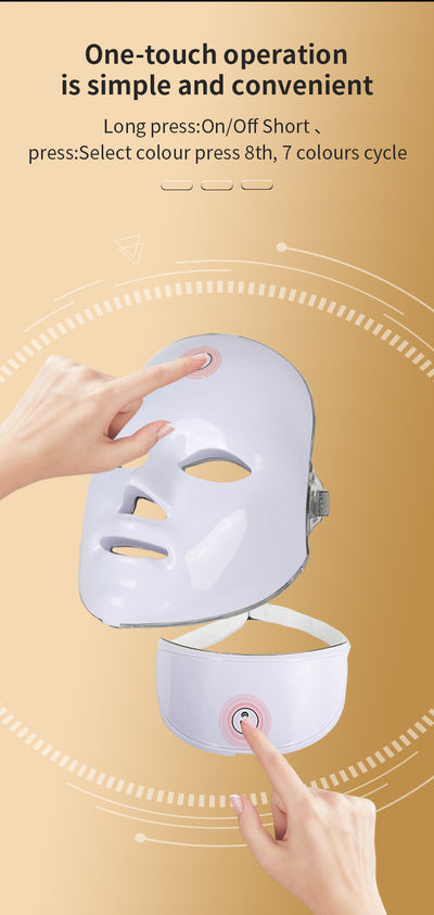 Máscara LED Facial Multicolor para Tratamiento de Belleza - Image 12