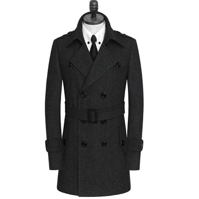 Abrigo de Lana y Cachemira para Hombre Tallas Grandes - Invierno Premium - Image 10