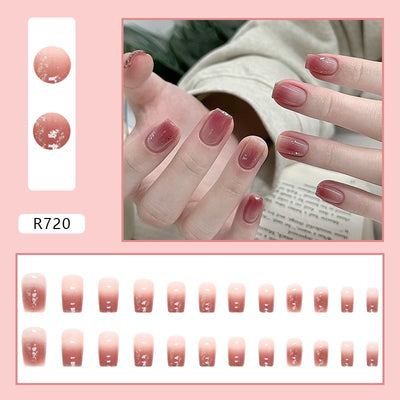 Uñas Postizas con Degradado Color Block - Set de 24 Piezas para un Look Sofisticado - Image 21