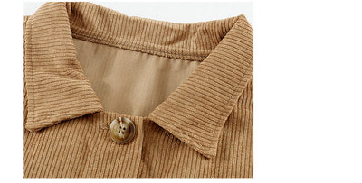 Camisa Chaqueta Casual de Pana con Bolsillos - Image 13