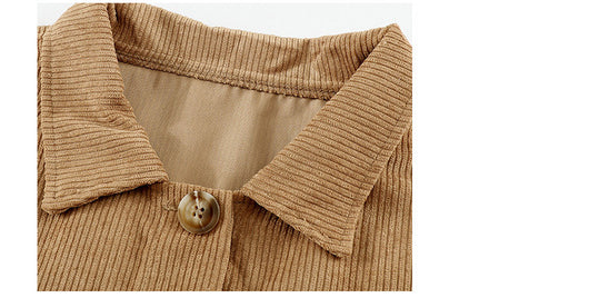 Camisa Chaqueta Casual de Pana con Bolsillos - Image 13