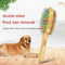 Peine de Cerdas Naturales para Perros y Gatos - Grooming Profesional