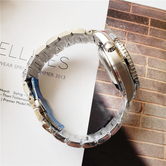 Reloj de Cuarzo para Hombre con Diseño Minimalista de Dos Ojos - Image 9