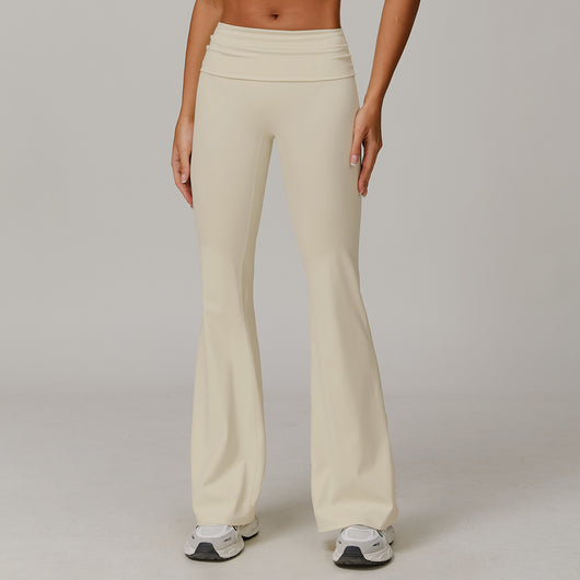 Pantalones Yoga Cintura Alta Plegables para Mujer - Image 6