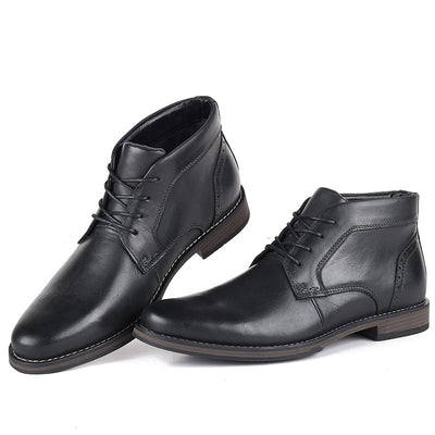 Botas Martin Altas de Cordones para Hombre - Estilo Business Casual Británico - Image 9