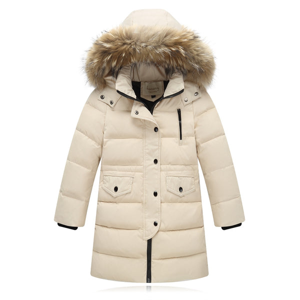 Chaqueta Acolchada Infantil con Cuello de Pelaje - Abrigo Grueso Unisex - Image 3