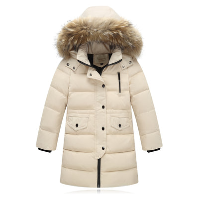 Chaqueta Acolchada Infantil con Cuello de Pelaje - Abrigo Grueso Unisex - Image 3