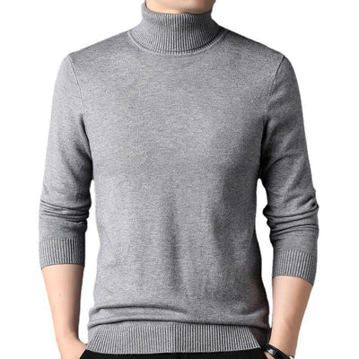 Suéter Cuello Alto Grueso Oversize Casual para Hombre - Image 3