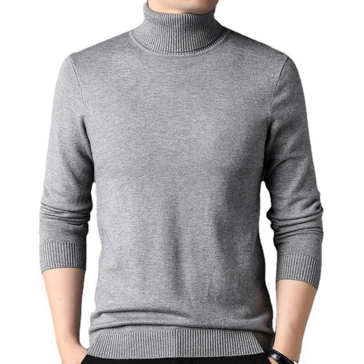 Suéter Cuello Alto Grueso Oversize Casual para Hombre - Image 3