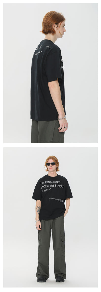 Camiseta de Algodón para Hombre con Estampado Offset - Image 2