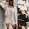Conjunto Sudadera con Capucha y Shorts Deportivos Casual